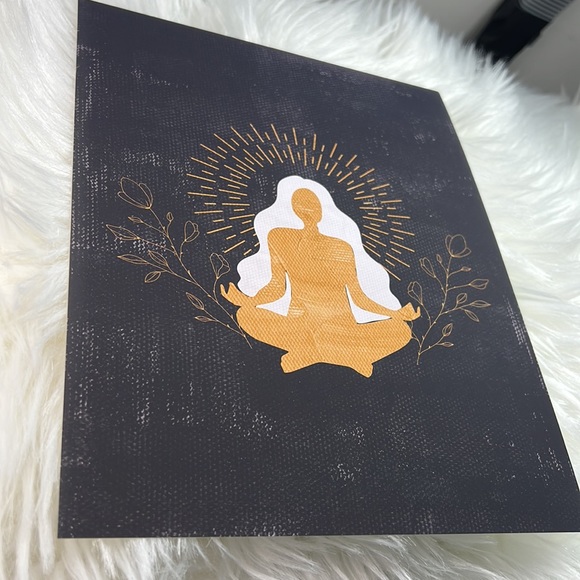 Wall Art Bohemian Woman Silhouette Celestial Print Poster Unframed - Picture 13 of 16